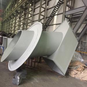 China OEM Mineral Processing Equipments Carbon Steel Structure Transition Chute ASTM on sale