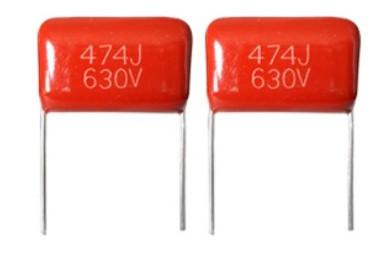 Durable 0.47uF Metallised Polyester Capacitors , Anticorrosive Poly Film