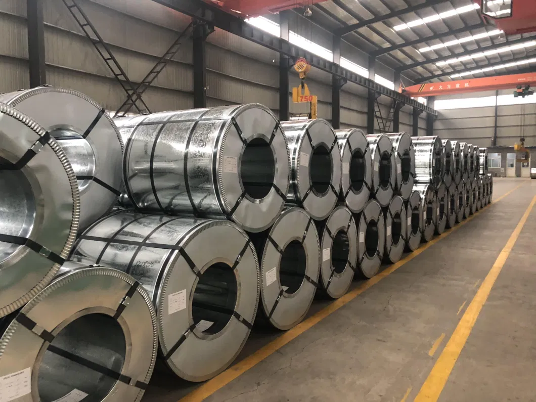 Z40 Z60 Z150 Regular/Big/Zero Spangle Hot Dipped Gi Gp Galvanized Steel Plate Coil