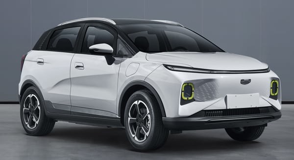 Small SUV ECO Friendly Electric Cars Geely Geometry E 320km 401km 5 Doors 5 Seaters