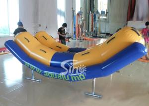 Wholesale 4 persons inflatable seesaw water toys for kids and adults water park adventure from china suppliers