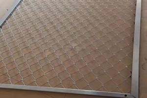 Wholesale 7*7cm Zoo Aviary Netting Knotted Stainless Steel Cable Mesh from china suppliers
