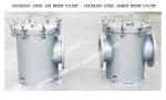 RIGHT-ANGLE MARINE STAINLESS STEEL SUCTION COARSE WATER FILTER-STRAIGHT-THROUGH