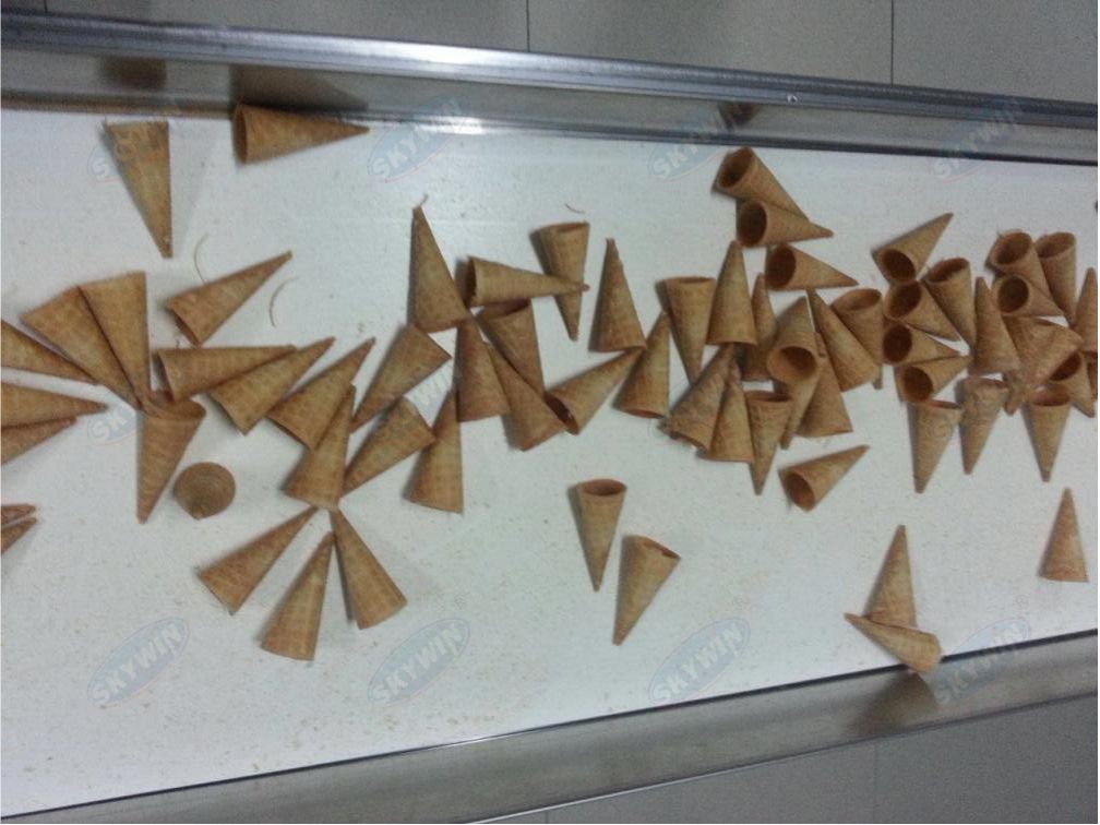 Industrial Ice Cream Roll Sugar cone Production Line Capacity 3500-4000pcs/Hour