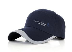 Wholesale 6 Panel Dark Blue Navy Blue Baseball Cap , Modern Style Custom Baseball Hats from china suppliers