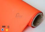 0.25mm 280g Orange Acrylic Coated Fibreglass Fabric Glass Fiber Cloth E - Glass