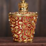 SGS 15ml Crystal Perfume Essential Oil Bottle Screen Printing