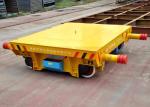 Steel Cast Wheel Material Transfer Trolley , Self - Propelled Motorized Material
