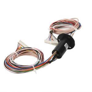 Wholesale 24 Circuits RG316 Cable AWG28 Wire 300rpm Capsule Slip Rings from china suppliers