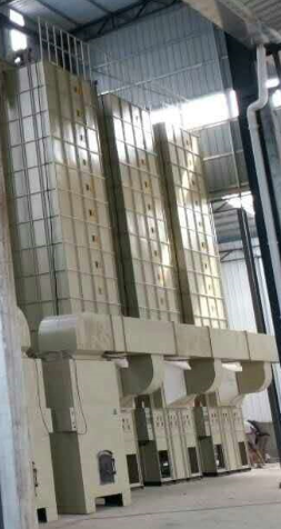 High Drying Speed Small Grain Dryer 12 Ton Per Batch With Indirect Heating Method