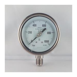 Wholesale Safe Hydraulic Oil Pressure Gauge Stainless Steel 316 / 304 OEM from china suppliers