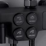 Wall Mounted Bathroom Shower Tap Set Digital Thermostatic Shower Faucet Set