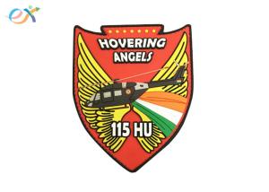 Wholesale Angels Wings PVC Military Patches , Custom Rubber Logo Patch For Uniform Garments from china suppliers