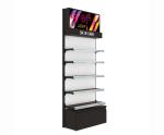 Professional Makeup Display Stands / Wall Mounted Cosmetic Display Showcase