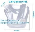 Collapsible Water Container Bag, Storage Jug, Sport Camping Riding Mountaineer,