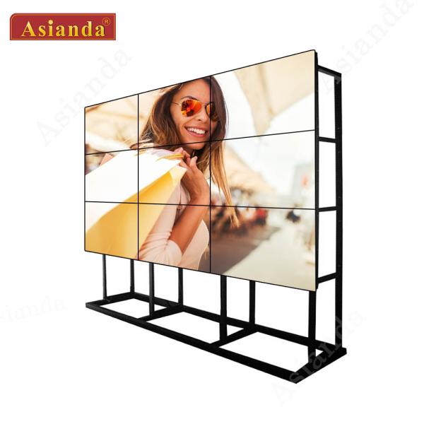 49”Floor Standing Super narrow bezel 3.5mm LCD Video Wall LCD Digital Signage