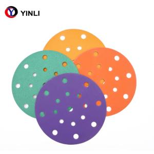 Wholesale Customized Dry 6in Hook And Loop Sanding Discs Multi Holes For Polishing Car from china suppliers