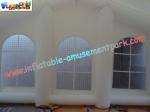 Big PVC Tarpaulin Inflatable Party Tent , Commercial Inflatable Outdoor Wedding