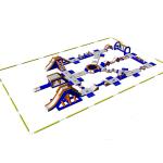 Cambodia Water Games Inflatable Water Park Equipment For Kids and Adults