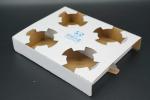 Factory Wholesale Custom Coffee Cardboard Cup Holders Eco Friendly Boba Bubble