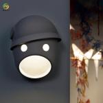 Nordic creative mask wall lamp for homestay living room bedroom aisle