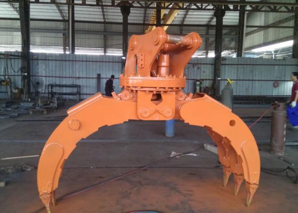 Wearable Excavator Rotating Grapple 1890 Mm Close Height Universal 360 Degree