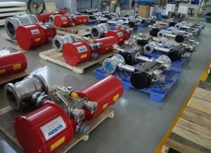 Wholesale Pneumatic Shutdown valve scotch yoke penumatic actuator ball valve from china suppliers