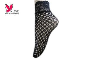 Wholesale Patterned Women'S Fishnet Ankle Socks / Knitted Thick Ankle Socks from china suppliers