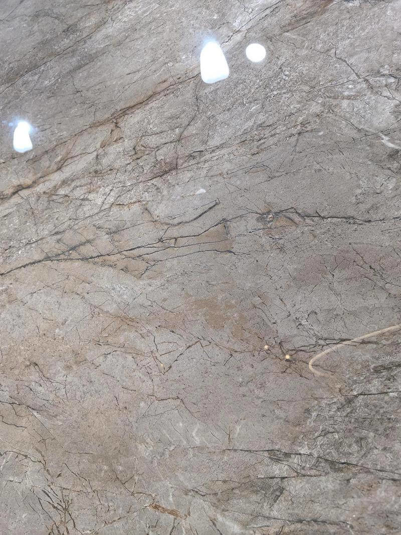 Elegant 1200x1200mm Inside Floor W.A 0.5% Glazed Polished Porcelain Tile Light Yellow For Living Room And House