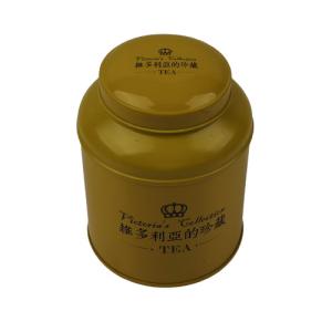 Wholesale ISO Classic Loose Leaf Tea Tin Metal Tea Canister 90*120mm from china suppliers