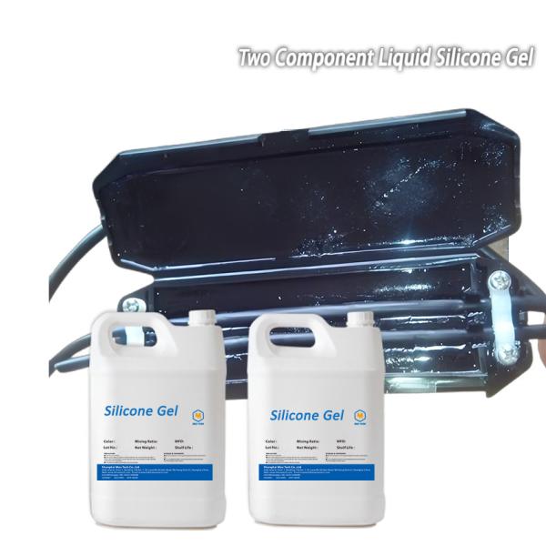 6605 high temperature electrical insulation Clear/ Blue waterproof cable junction box silicone gel