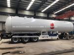 49600liters LPG Semi Trailer 25tons Propane Cooking Gas Road Tanker Trailer
