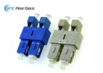 SC Male To LC Female Fiber Optic Adapters Plastic Material Simplex / Duplex