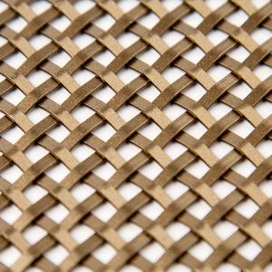 Wholesale Aluminum Brass Decorative Woven Wire Mesh Durable Anodizing from china suppliers