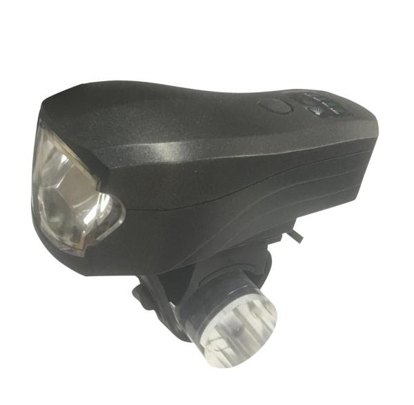 Black Frame CREE T6 Rechargeable Front Bike Light Large Battery Capacity With