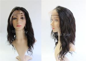 Wholesale Wet And Wavy Weave Lace Front Remy Hair Wigs , Tangle Free Hair Extensions from china suppliers