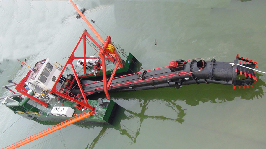 Dredging 10m Depth Small Sand Dredging Ship With Cummins Marine Engine