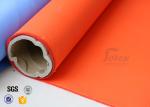 Orange Acrylic Coated Fibreglass Fabric 8.3oz 39 Inches Heat Resistant