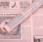 Vintage Newspaper Waterproof Flower Wrapping Paper For Bouquet Florist