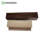 Wood Grain Industrial Aluminum Profile Powder Coated Polishing