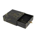 Qingdao Yilucai Top Quality Custom Cardboard Gift Drawer Box Black Marble