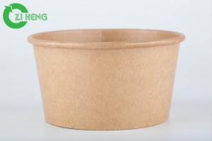 Wholesale Wholesale Leackproof Custom Disposable Printed 42oz Brown Kraft Lunch Food Paper Bowl from china suppliers