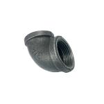 19mm Malleable Iron Pipe Fittings Metallurgical Plumbing 90 Degree Elbow