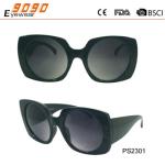 Popular a little big frame sunglasses made of plastic ,UV 400 Protection Lens