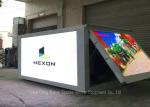 Outdoor LED Billboard Truck , LED Video Display Truck With Left / Right / 3