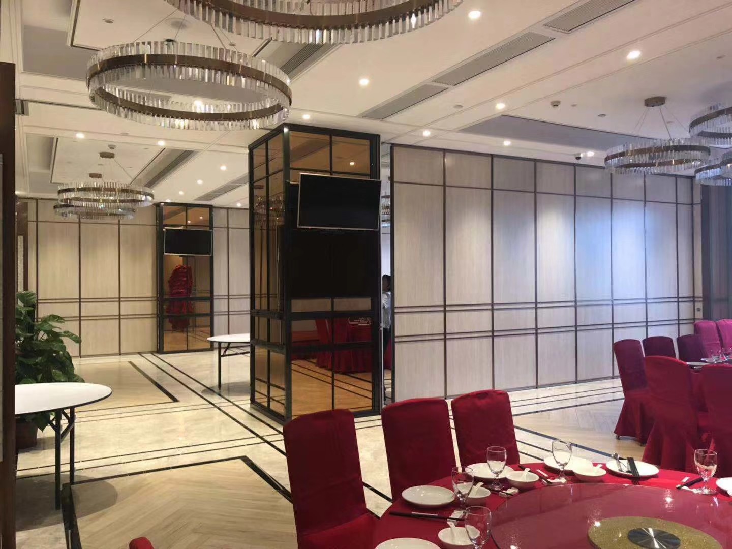 Ultra High Foldable Movable Partition Walls For Banquet , Restaurant , Church