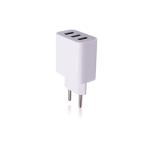 3.1A USB Wall charger Eurpean Adapter multi-port plug adapter 3USB travel