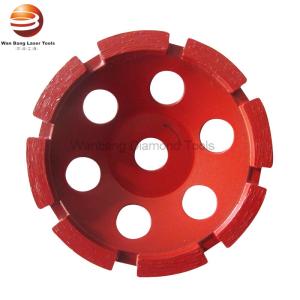 Wholesale OEM Color 4inch 7inch Single Row Diamond Cup Wheel from china suppliers