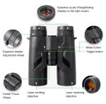 8x42 5-1800M High End Premium IPX7 version Binocular Laser Distance Rangefinder