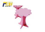Stylish High - End Cardboard Cake Display Round Shape UV Coating For Birthday